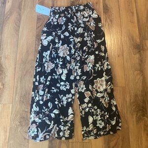 Floral Wide Leg Pants